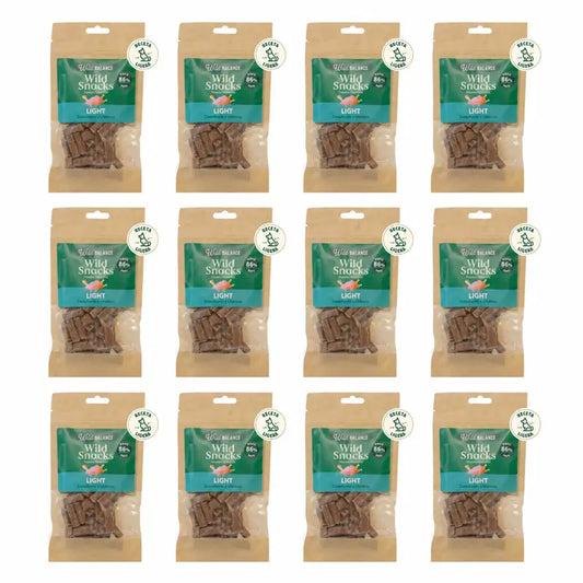 Wild Balance Wild Snack Light – Mrkva a paštrnák, 75 gramov, balenie po 12 kusoch
