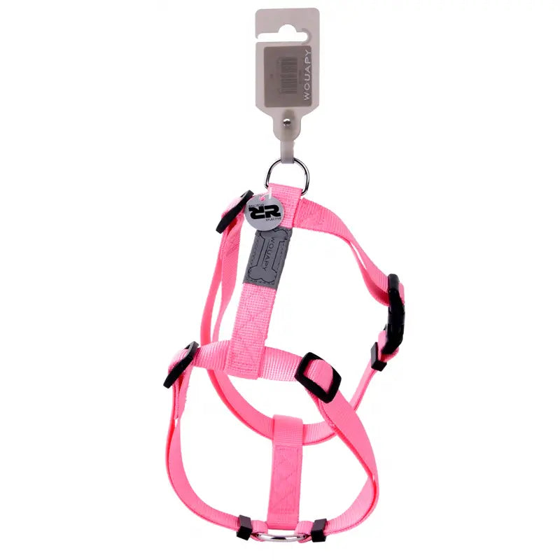 Wouapy Harness Basic Line Pink 25Mm/63-97Cm