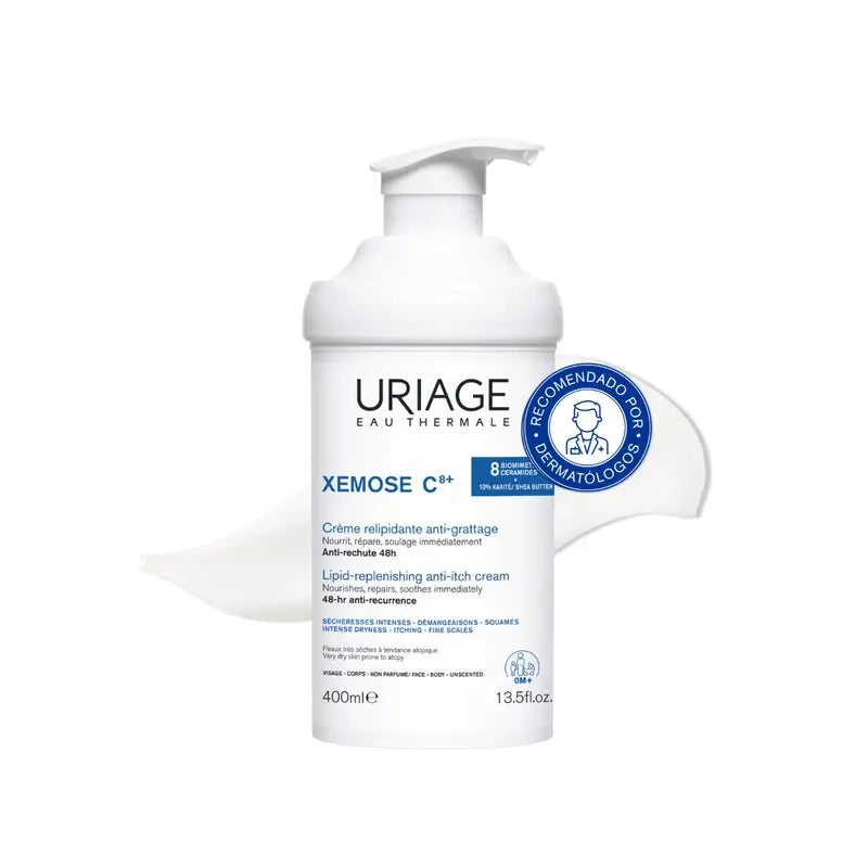 Uriage Xemose C8+ Relipidizačný krém proti svrbeniu 400 ml