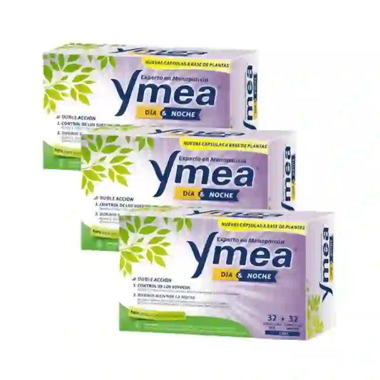 Ymea Deň a noc – dvojité pôsobenie pri menopauze, 32+32 kapsúl, balenie po 3 kusoch 