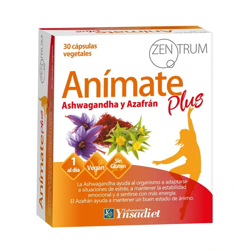 Ynsadiet Animate Plus. Stres, nálada a energia., 30 kapsúl