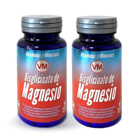 Ynsadiet Magnesium Bisglycinate, Pack 2 x 90 capsules