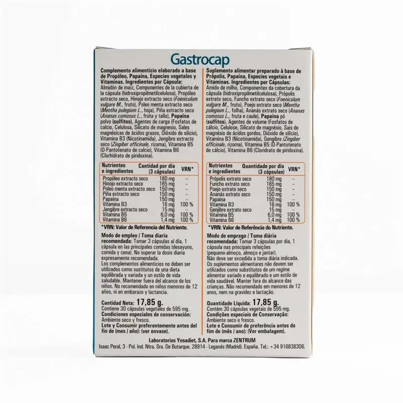 Ynsadiet Gastrocap, 30 kapsúl