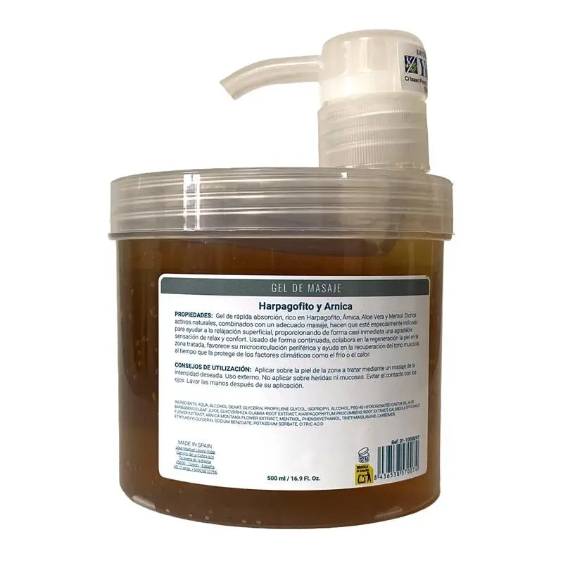 Ynsadiet Svalový gél s uvoľňujúcim účinkom, arnika a harpago, 500 ml 