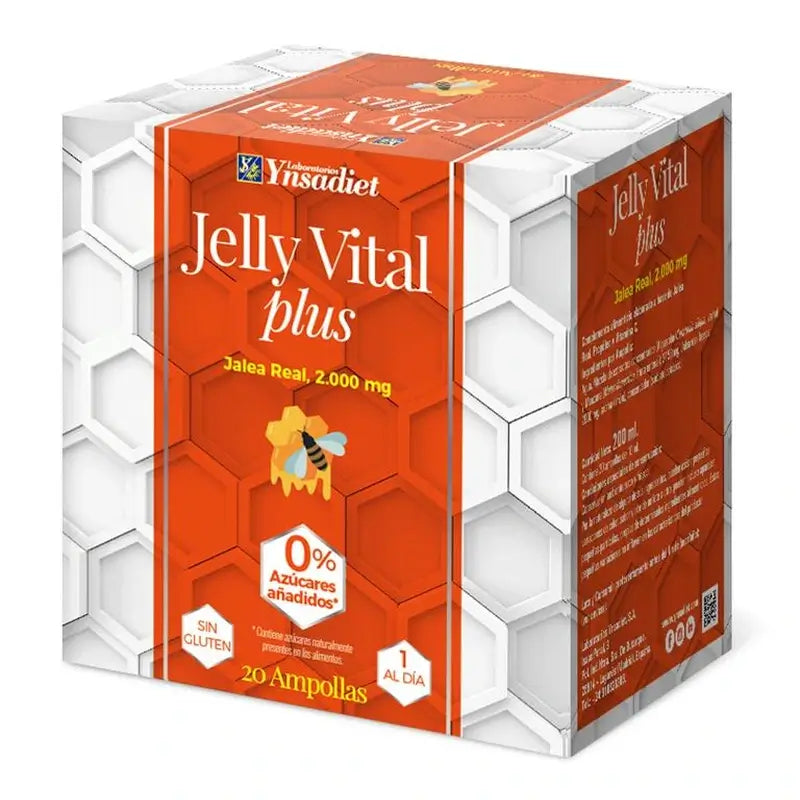 Ynsadiet Jelly Vital Plus 2000 mg želatínových kapsúl, 20 ampuliek 
