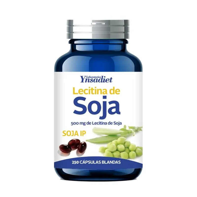 Ynsadiet sójový lecitín 500 mg, 250 kapsúl 