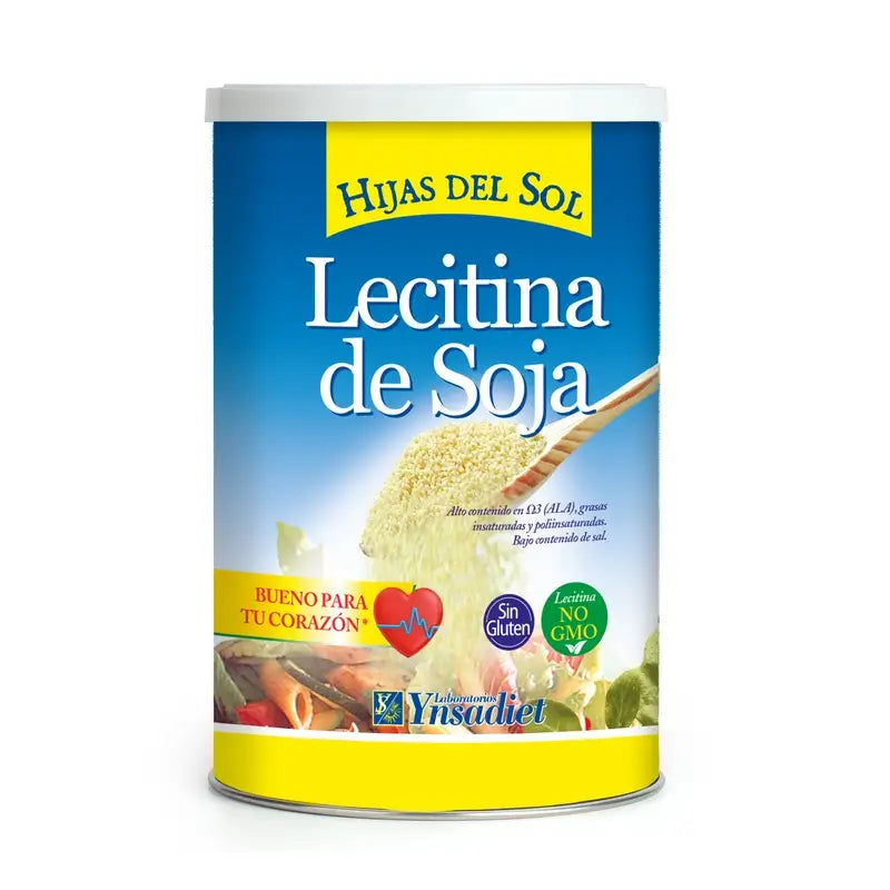 Ynsadiet Sójová lecitína v granulách, balenie bez GMO, 450 g 
