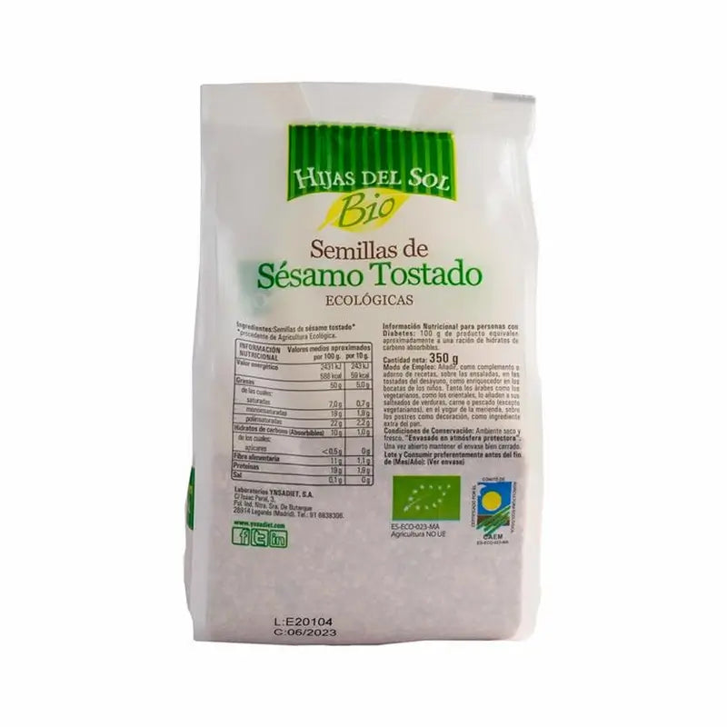 Ynsadiet Pražené sezamové semienka 350 g. Hijas Del Sol 