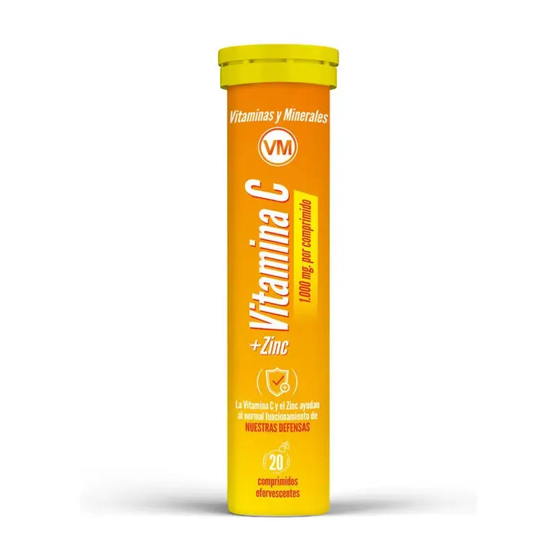 Ynsadiet Vitamín C + zinok, 20 šumivých tabliet