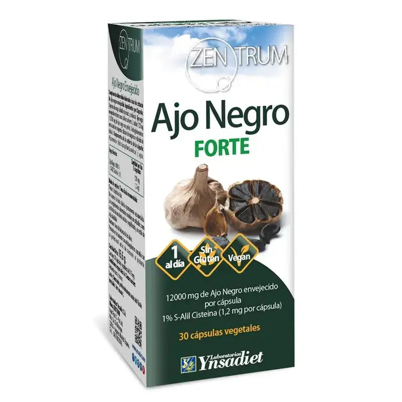 Ynsadiet Zentrum Extrakt z čierneho cesnaku Forte, 30 kapsúl