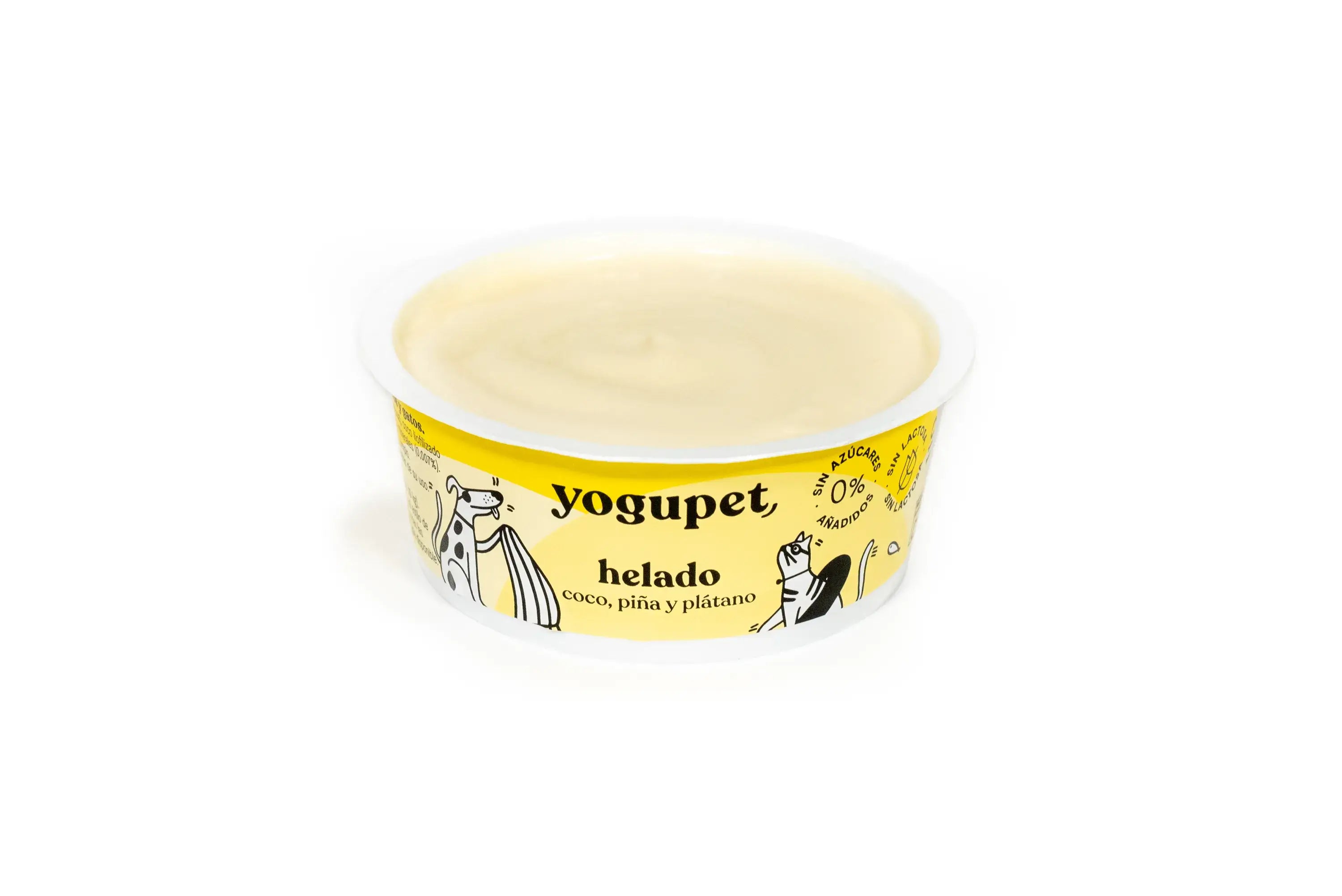 Yogupet Zmrzlina pre psov/mačky so žltým ovocím 4 × 110 g 