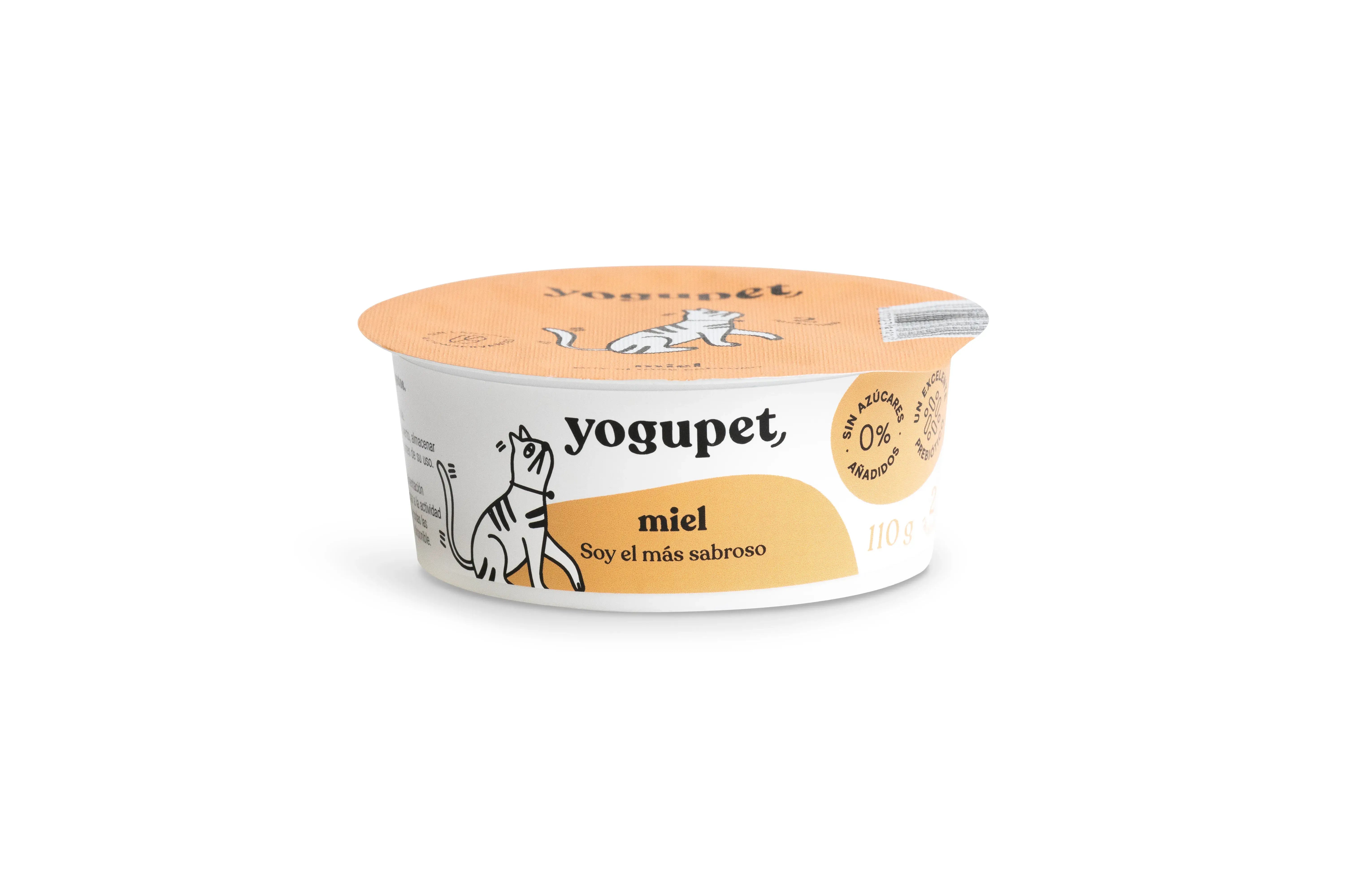 Yogupet Klasický jogurt pre mačky s príchuťou medu 4 x 110 g 