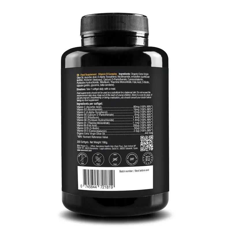 Zenement – komplex vitamínov B, 200 mäkkých kapsúl