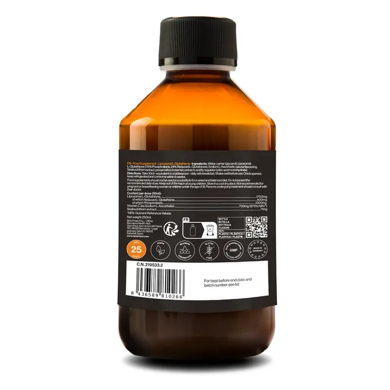 Zenement L-glutatión lipozomálny, 250 ml