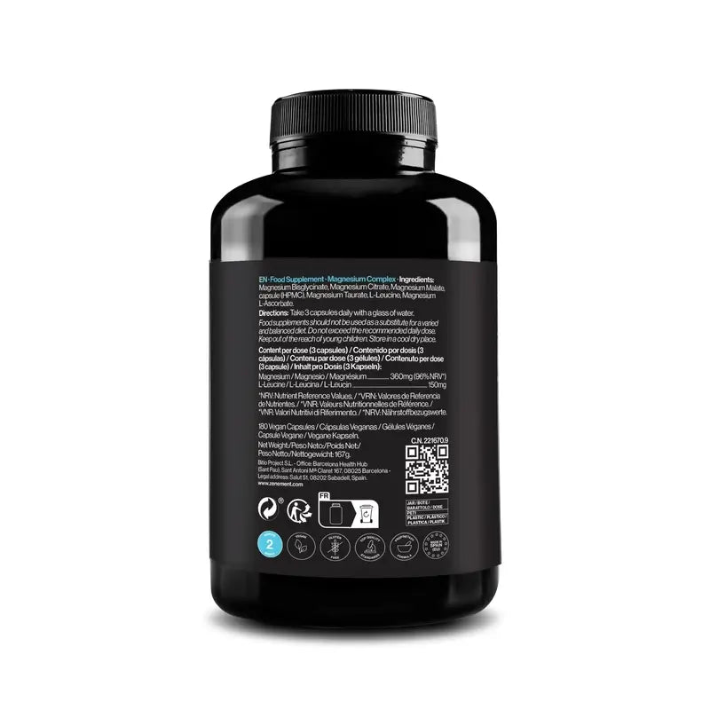 Zenement Magnesium Complex 5 v 1, 180 vegánskych kapsúl