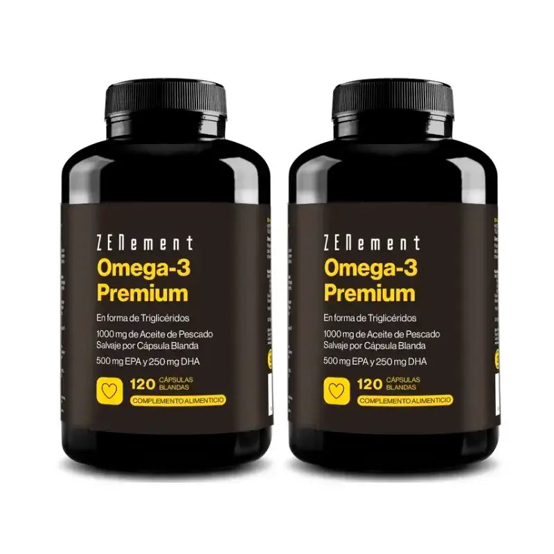 Zenement Omega-3 Premium, balenie 2 x 120 mäkkých kapsúl