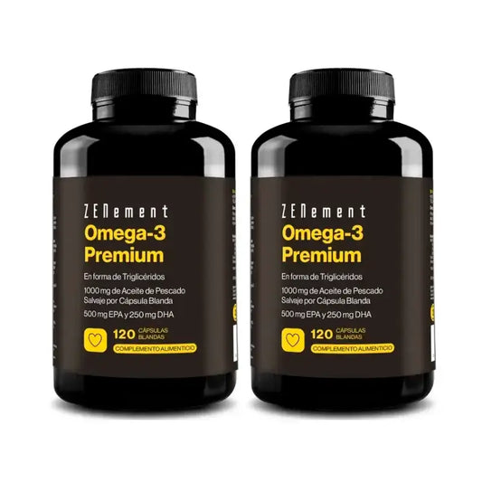Zenement Omega-3 Premium, balenie 2 x 120 mäkkých kapsúl