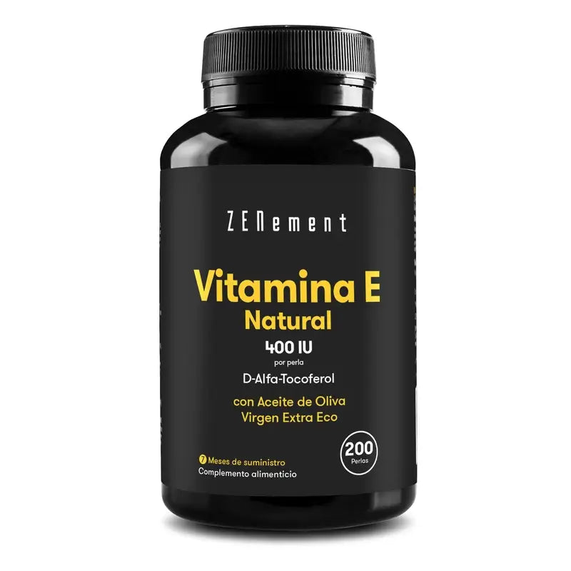 Zenement Prírodný vitamín E 400 IU, 200 mäkkých kapsúl