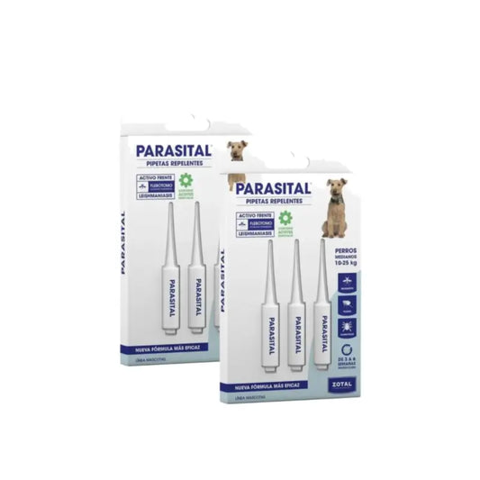 Zotal Parasital Pack 2 x 3 pipety proti parazitom pre stredne veľké psy 10–25 kg