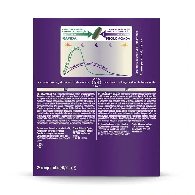 Zzzquil – melatonín, valerián a vitamín B6, 28 tabliet