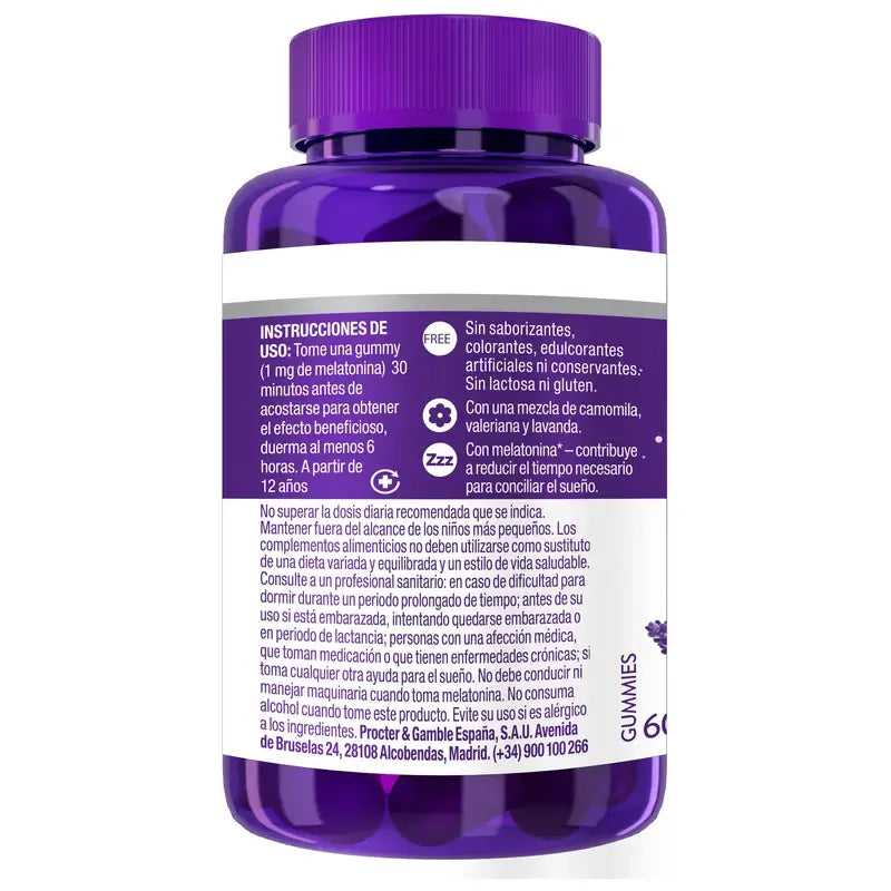 ZzzQuil Natura Melatonín, 60 žuvačiek